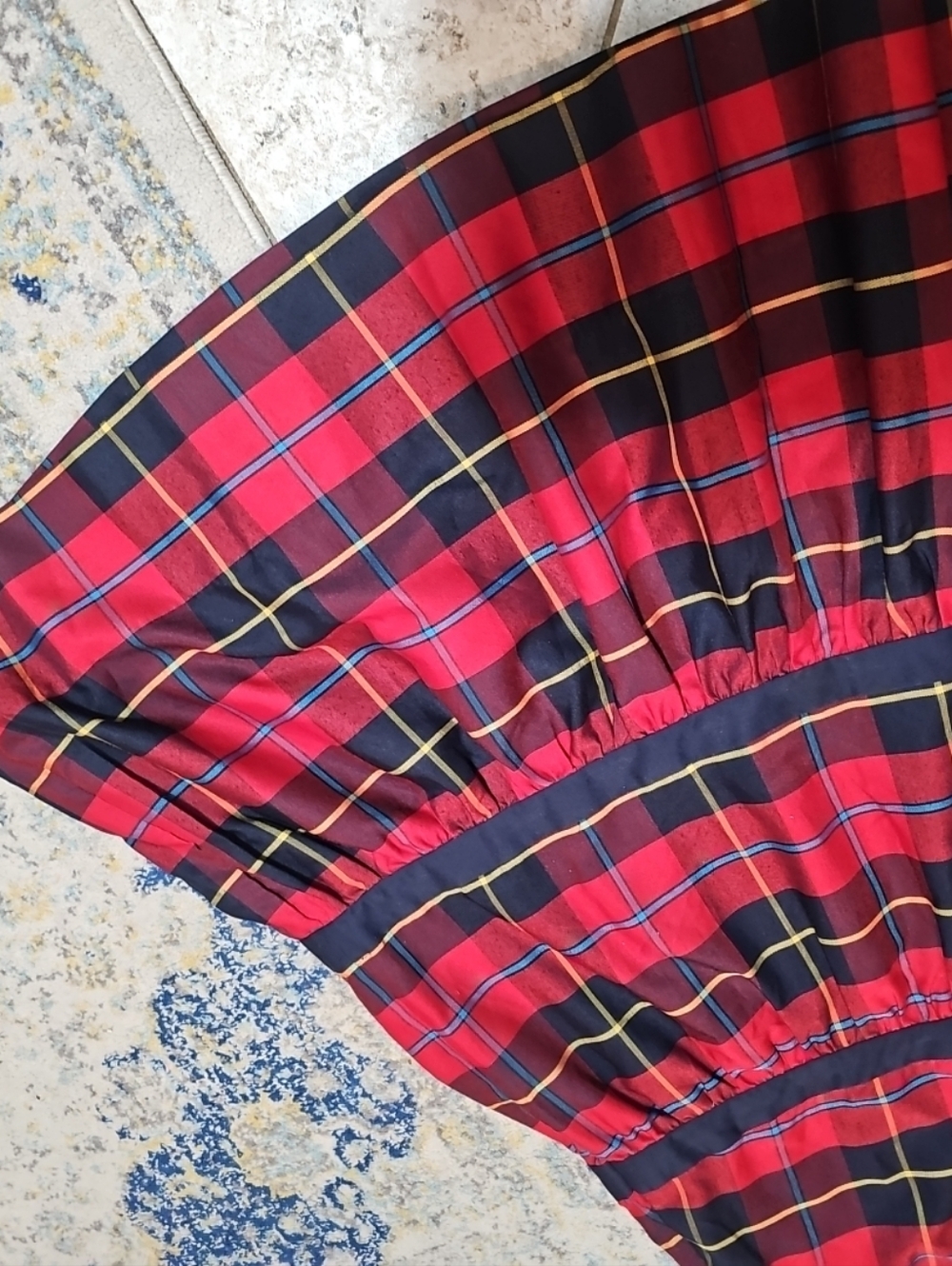 Gretchen Scott Ipanema Plaidly Cooper Maxi Skirt Size S - Picture 5 of 9